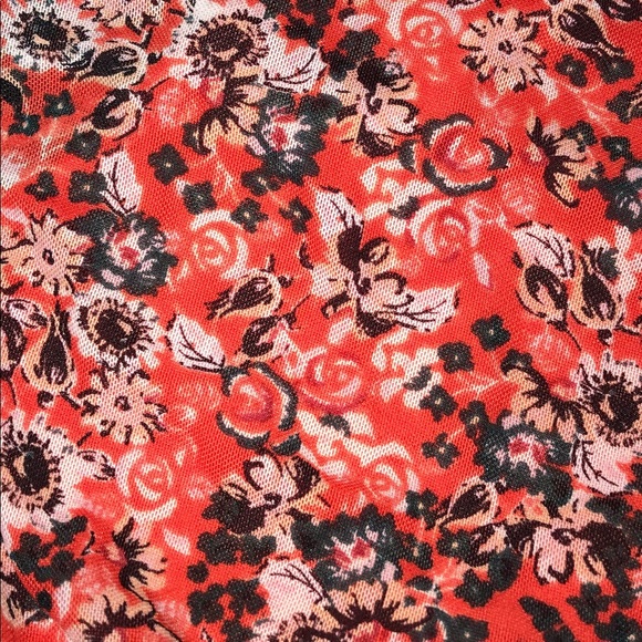 🌈 SOLD 🌈 FREE PEOPLE all dolled up poppy top - Picture 6 of 13